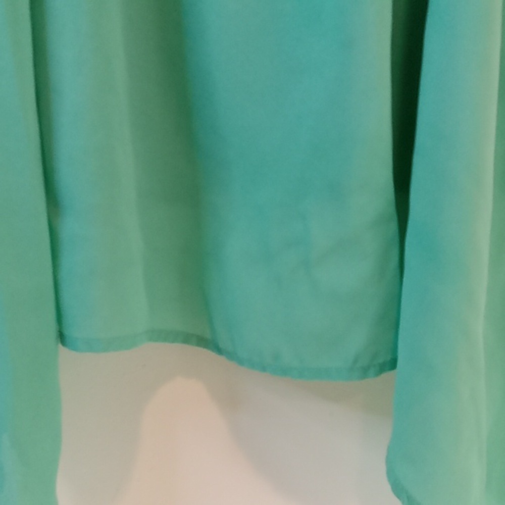 Torrid Strap Tank Top Blouse Turquoise Summer ☀️ Women's Sz 0 EUC NICE! - Picture 7 of 16